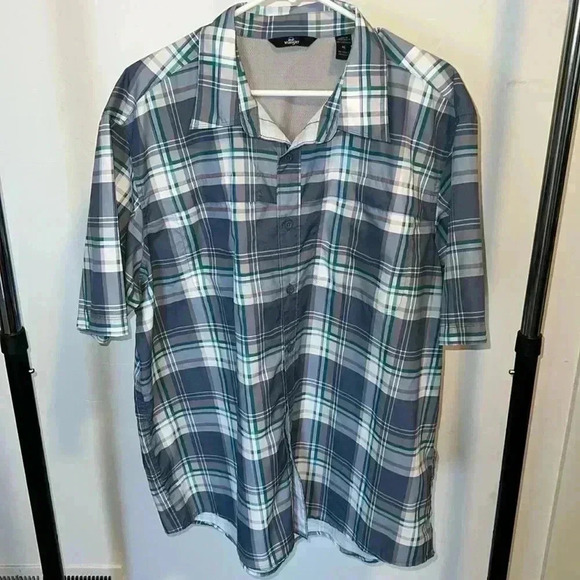 Wrangler Other - Wrangler Men’s Button Down Short Sleeve Shirt A7